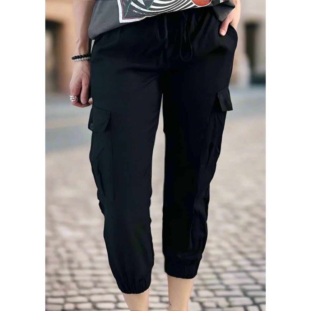 ✨DRESS FORUM Washed Jogger Cargo Sz Medium Pants✨